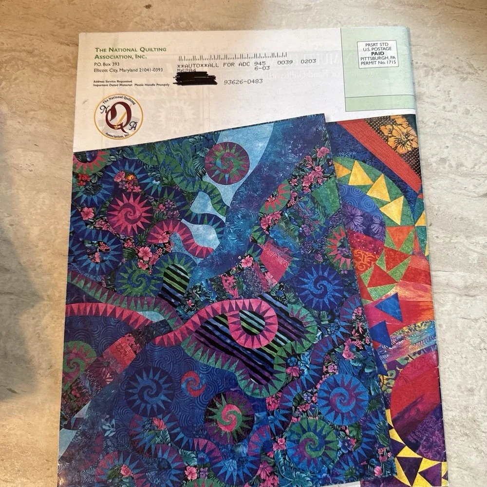 Quilting Quarterly Magazine Vintage Summer 2003